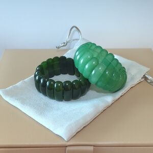 Green Jade Bangle Set